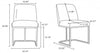 Serena Modern 8-Piece Dining Set in Taupe | Ensemble de salle a manger moderne Serena 8 pieces en taupe