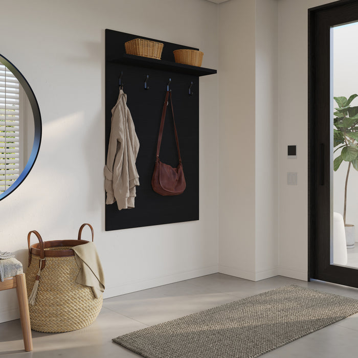 Porte-manteau mural d’entree Porto avec tablette