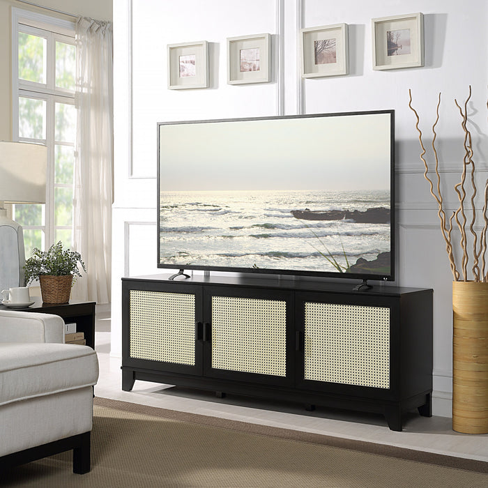 Ensemble de salon Sheridan style milieu du siecle 4 pieces en noir