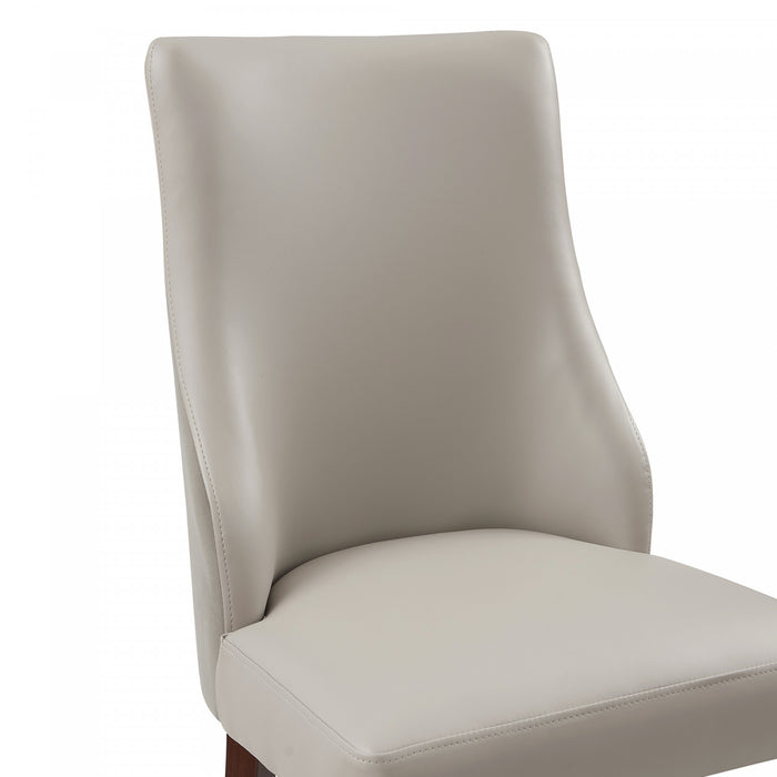 Ensemble de 8 chaises de salle a manger Connie Modern en gris clair