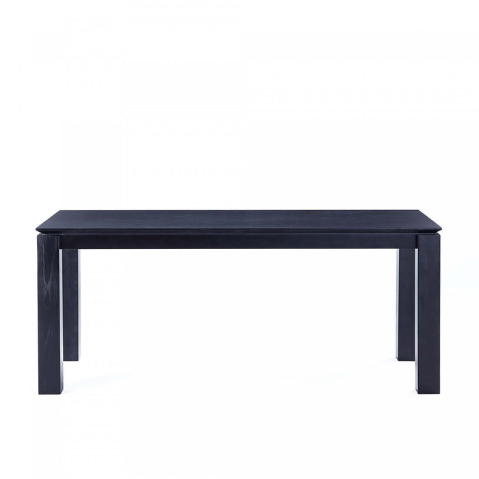 Ensemble de salle a manger Flor and Rockaway Modern Industry Chic 7 pieces en gris et noir