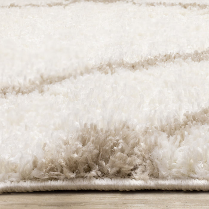 Carpette à poil long douce Taylor - 5 pi 3 po x 7 pi 7 po