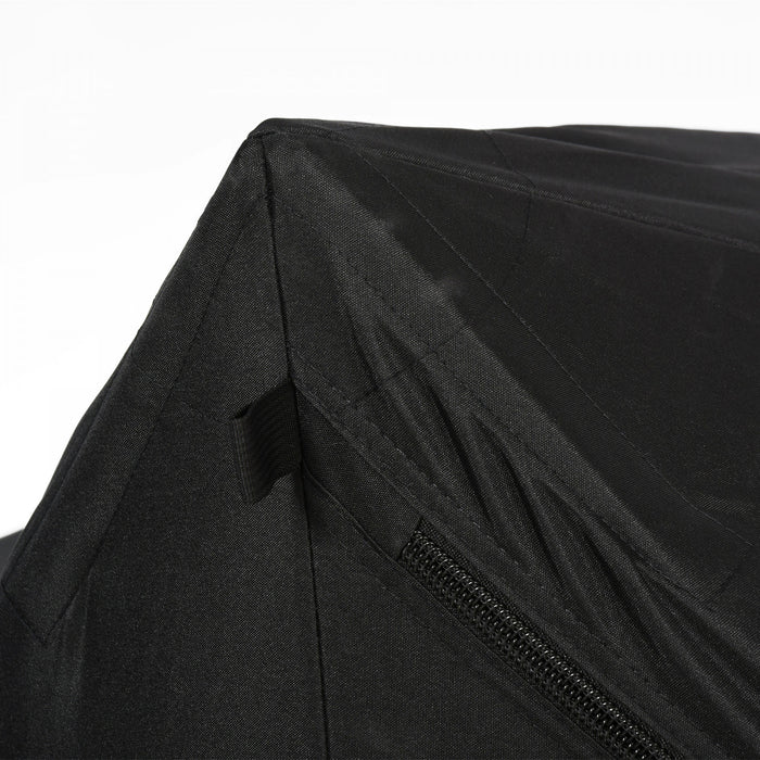 Outsunny Tente De Peche Sur Glace 2-4 Personnes Abri De Glace Pop-up Portable Avec Fenetres Enroulables Double Porte Zippee Sac De Transport Inclus Tissu Oxford Noir