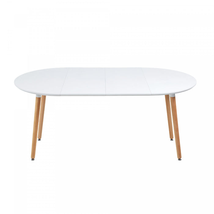 Table a manger ronde polyvalente Emma avec rallonge
