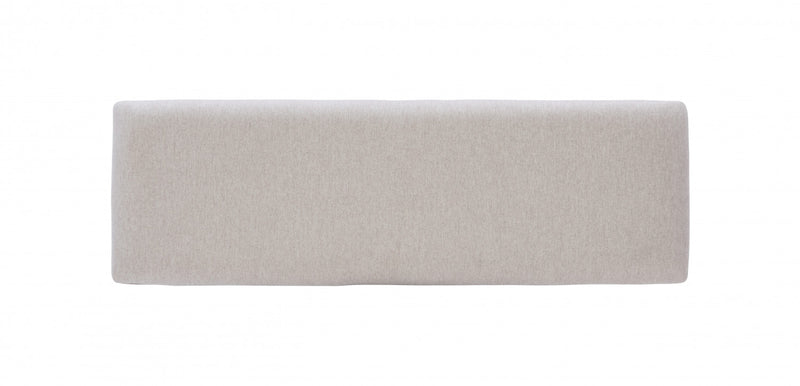 Banc de salle à manger Jane en tissu avec rangement - gris