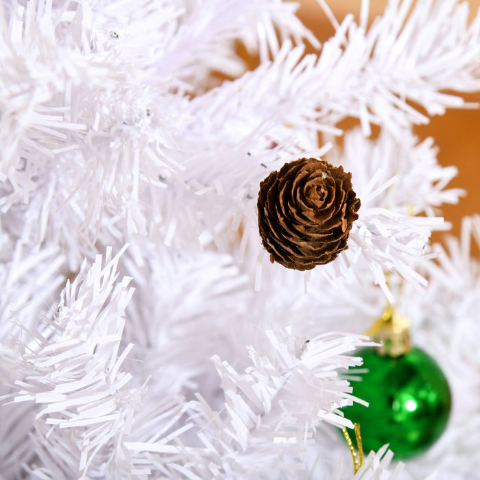 Homcom Arbre De Noel Artificiel 5 Pieds 680 Pointes De Branches