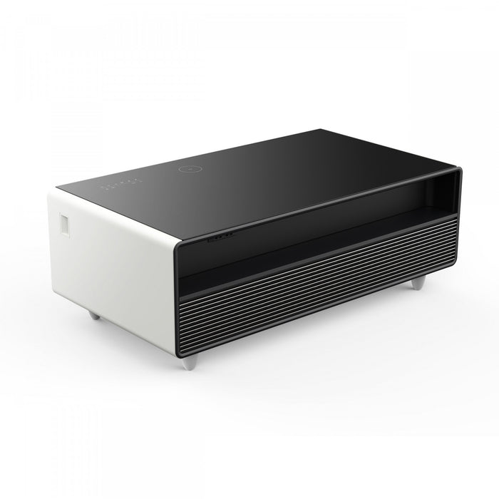 Table basse intelligente Evoluto Tavolo blanche 51 po– Doubles tiroirs refrigeres-FCTFR7006-51WHT