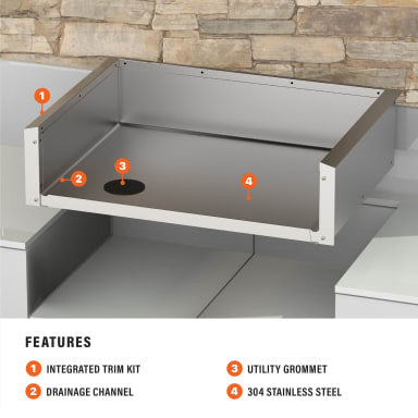Veste/Kit de garniture isolante pour plaque de cuisson « Blackstone 28 » - 6228