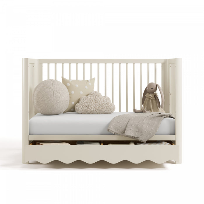 Storkcraft Casablanca Lit de bebe convertible 5-en-1 de luxe avec tiroir - Avoine