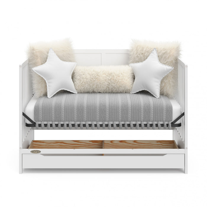 Graco Melrose Lit de bebe convertible 5-en-1 avec tiroir - Blanc
