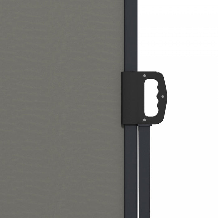Outsunny Auvent Lateral Retractable 13'x6', Ecran De Confidentialite, Gris