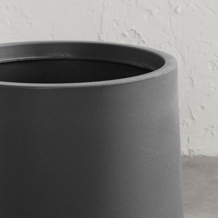 Cache-pot Dalya 19 po - gris foncé