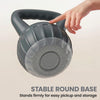 Soozier Kettlebell, 22 lbs Kettle Bell with Non-Slip Handle for Home Gym, Weight Lifting and Strength Training, Grey