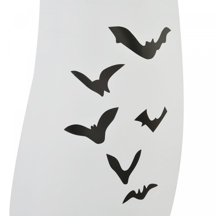 Outsunny Fantome Effrayant Gonflable D'halloween De 8pi Avec Chauves-souris