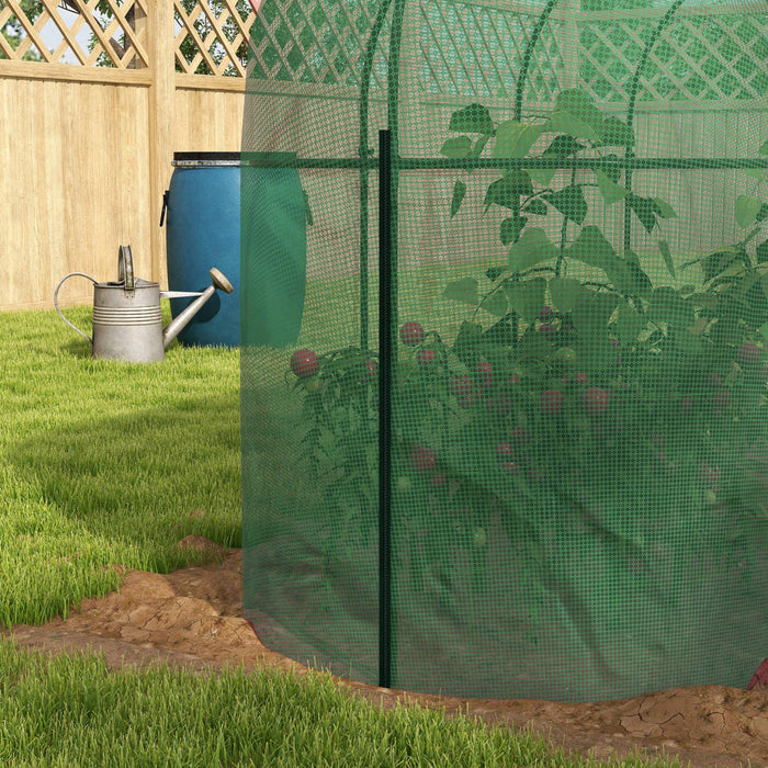 Outsunny Cage De Culture Avec Piquets De Terre