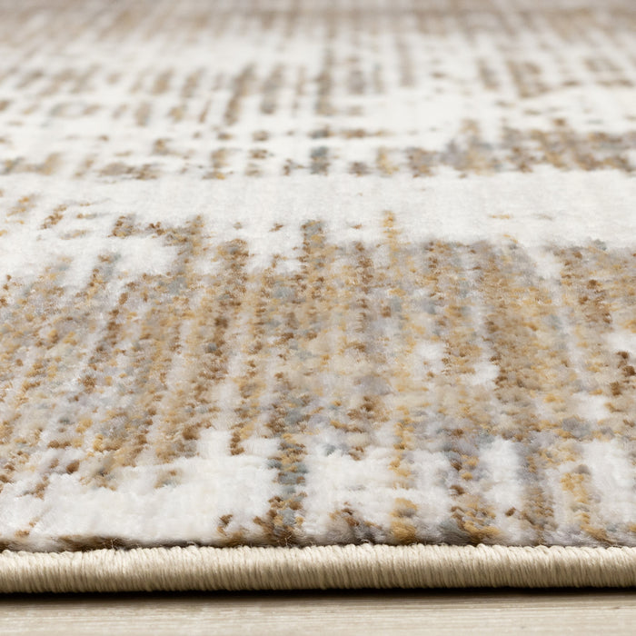 Tapis Sydney brun creme gris vieilli, 7'10\" x 10'2\"
