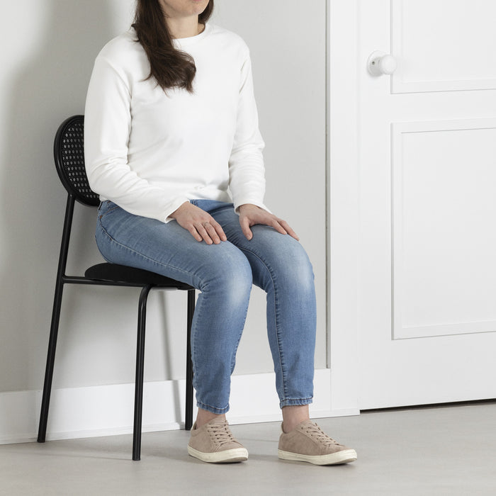 Chaise de salle à manger Hype noire en rotin - ensemble de 2 en noir