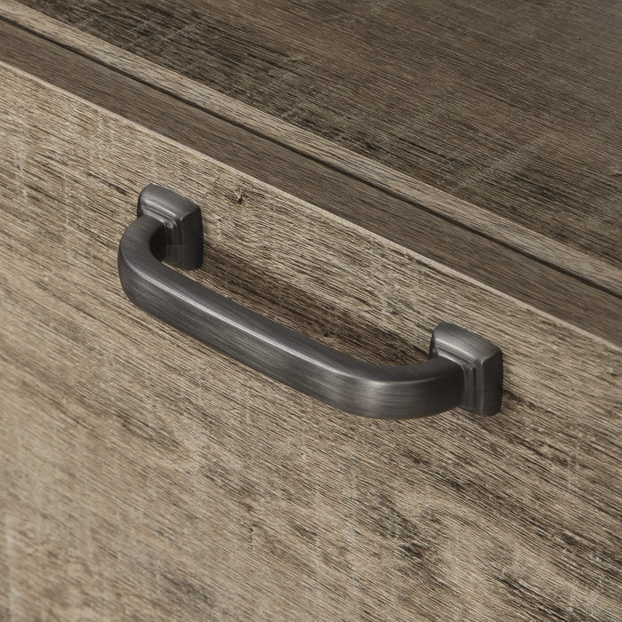 Lionel Meuble Tv En Coin Pour Tv Jusqu'a 48' - Chene Vieilli