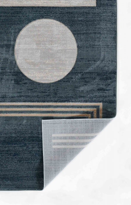 Tapis Contemporain Erisa 8'11\" x 12'6\" en Bleu