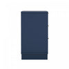 Elara Contemporary 38" Solid Wood Dresser in Midnight Blue (3-Drawer) | Commode contemporaine Elara 38" en bois massif bleu minuit (3 tiroirs)