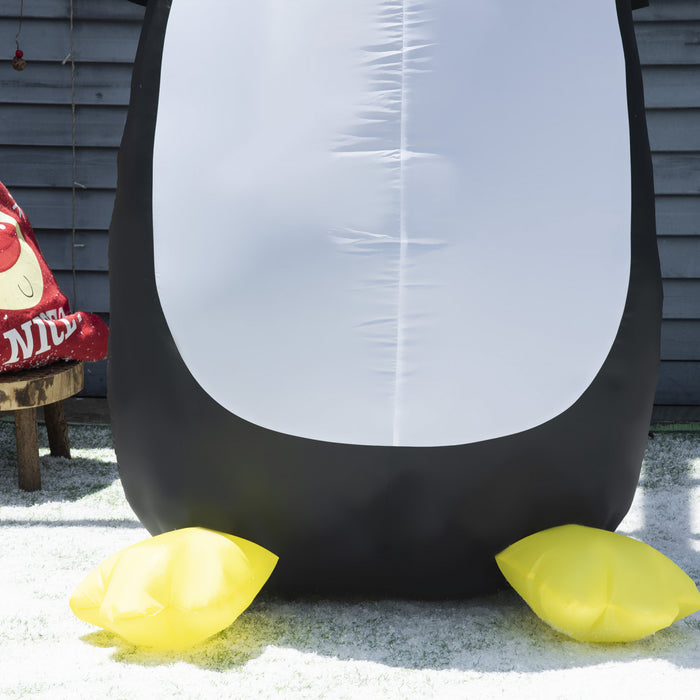 Homcom Pingouin Gonflable De Noel