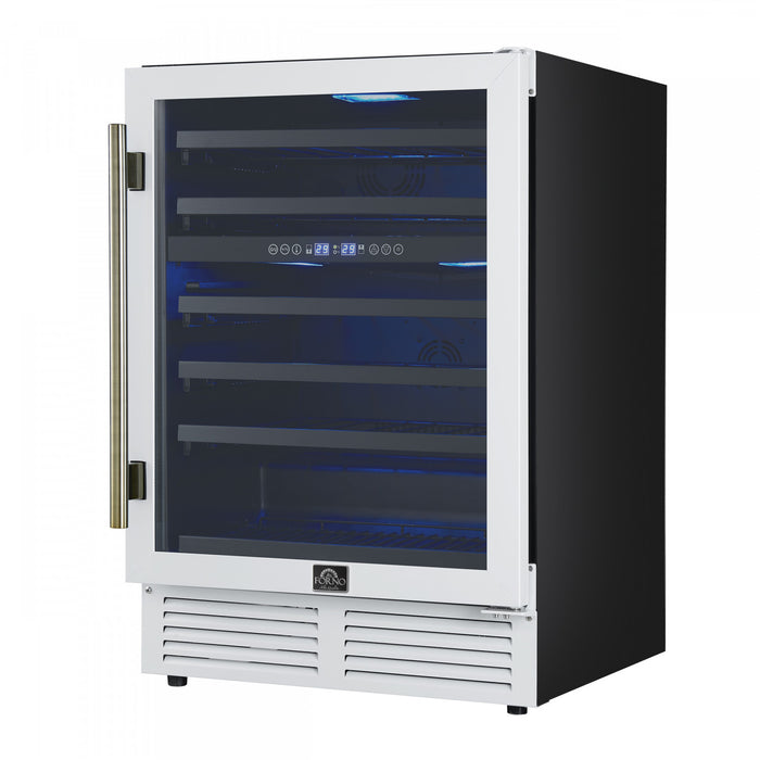 Refroidisseur a vin Bacchino de 24\",Blanc, capacite de 51 bouteilles,encastrable ou autonome-FWCDR6634-24WHT