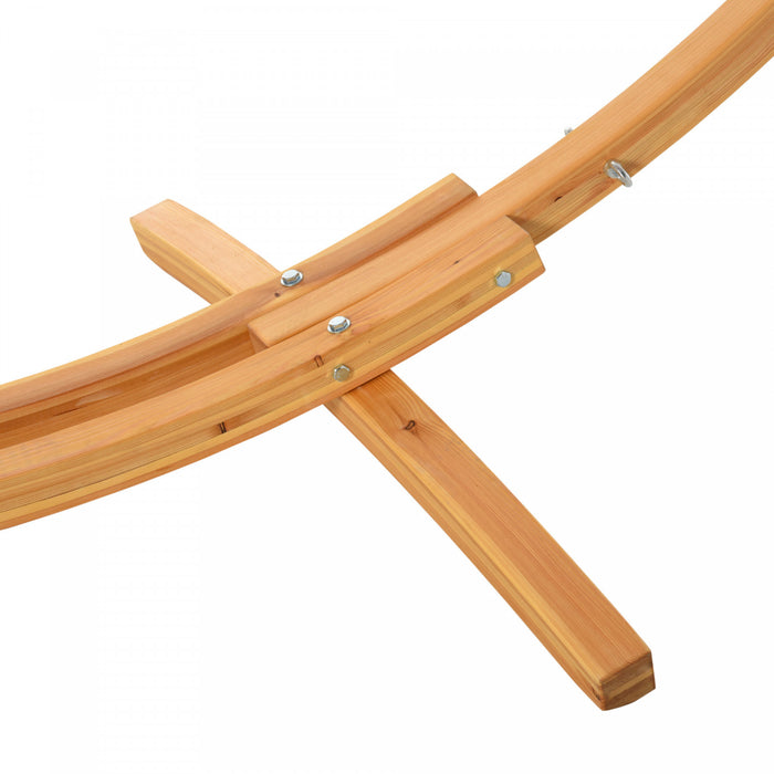 Outsunny 11' Support De Hamac En Bois Accessoires De Camp De Pique-nique De Jardin Universels, 484 Lb