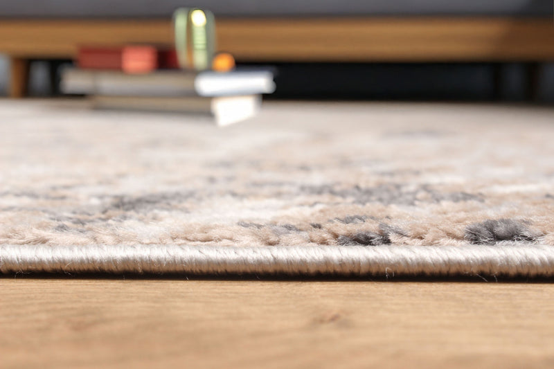 Tapis Contemporain/Moderne Bronte 2'8\" x 8'2\" en Taupe