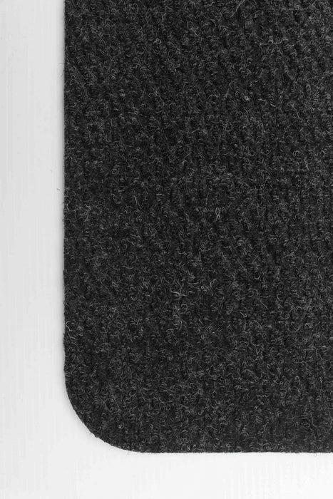 Tapis Interieur/Exterieur Hobnail Moderne 1'8\" x 2'7\" en Noir