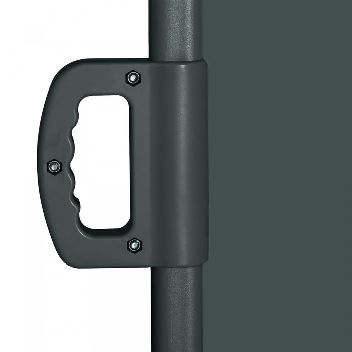 Outsunny Ecran De Confidentialite Pliant Pour Auvent Lateral 118\"x79\" Gris