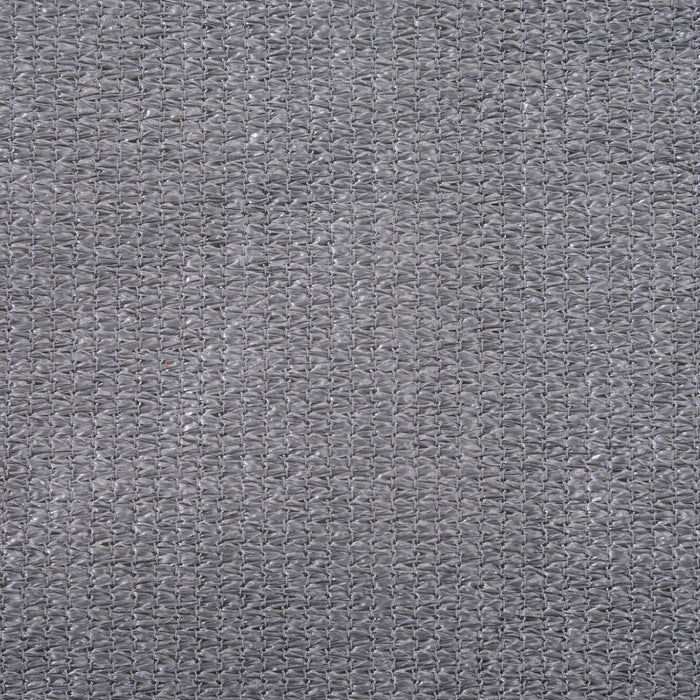 Outsunny 10 Pi X 10 Pi Carre Auvent Voile De Soleil Ombre Jardin Couverture Uv Protecteur Exterieur Terrasse Pelouse Abri Avec Sac De Transport Gris
