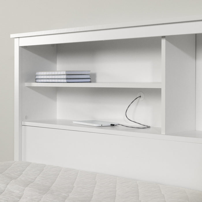 Vito Tete De Lit Bibliotheque - Blanc Solide