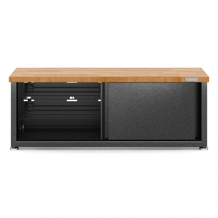 Banc de rangement pour chaussures de Gladiator - granite martelé