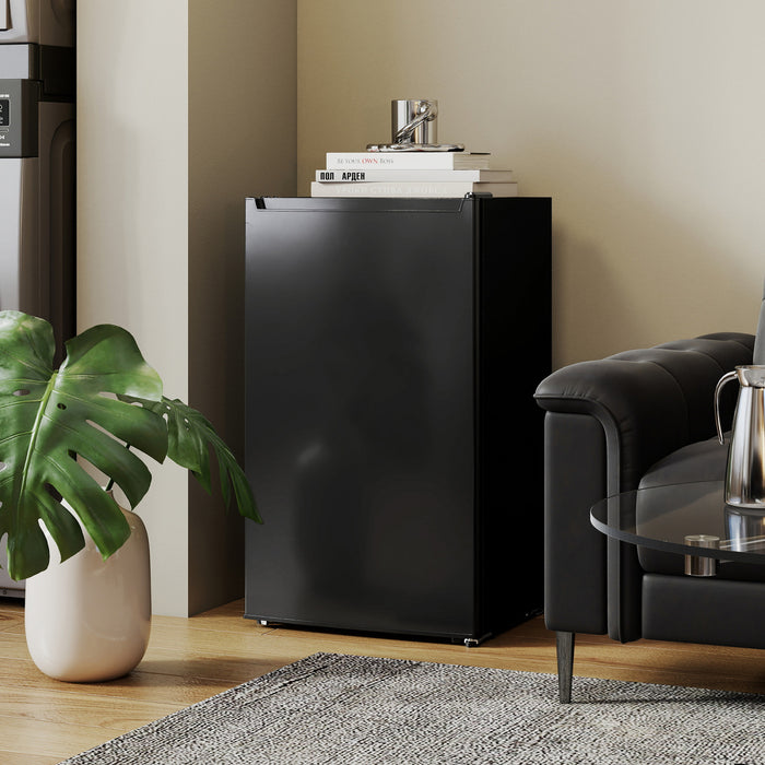 HOMCOM Mini congelateur compact de 2,1 pi³ avec temperature reglable, Noir