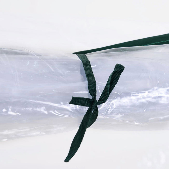 Outsunny Serre De Jardin Tunnel 2,5l X 1l X 0,8h M Grande Porte Zippee Bache Pvc Transparent Metal Epoxy Vert