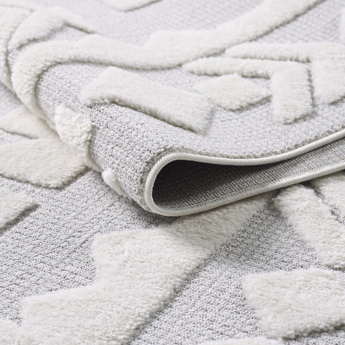 Carpette à poil long Quinto Tres Moroccan - 2 pi 7 po x 8 pi