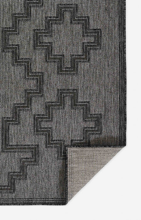 Tapis Transitionnel Esina 5'3\" x 7'0\" en Gris