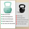 Soozier 26 lb Soft Kettlebell, Sand Filled Weight with Grip Handle, Solid Kettlebell Weight for Full Body Workout and Strength Training, Home Gym Equipment, Green