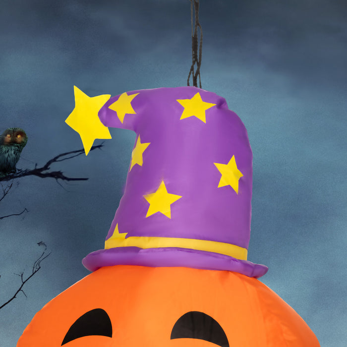 Outsunny Gonflable Halloween Autocollant De Fenetre Fantome 3,4 Pi, Orange