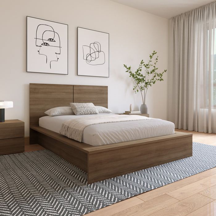 Tête de lit James Nordika - chêne brun