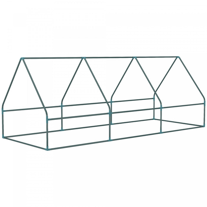 Outsunny Mini Serre, 94,5\" X 35,4\" X 35,4\" Tunnel Portable En Forme De Maison Avec Fenetres En Maille Pour Interieur Et Exterieur, Vert