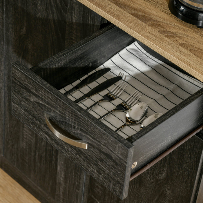 HOMCOM buffet moderne, armoire de cuisine avec placard de rangement