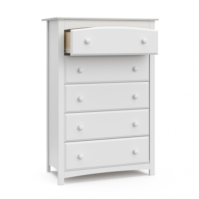 Storkcraft Kenton 5 Commode a tiroirs - Blanc