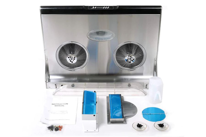 Hotte de cuisinière sous l'armoire Hauslane de 30 po en acier inoxydable - UC-C395SS-30