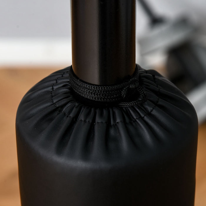 Sac De Frappe Soozier Avec 2 Balles De Vitesse, Barre Reflexe A 360°, Noir