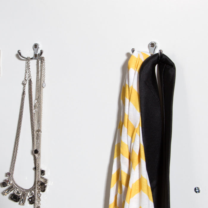 Vito Commode A Porte 5 Tiroirs - Blanc Solide