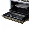 Forno Ambassador 36" Dual Fuel Range in White, 6 Sealed Burners, 5.2 cu.ft. Oven - FFSGS6199-36CPWHT | Cuisiniere double combustible Ambassador de 36 po, blanche, 6 bruleurs scelles, 5,2 pi³ – FFSGS6199-36CPWHT