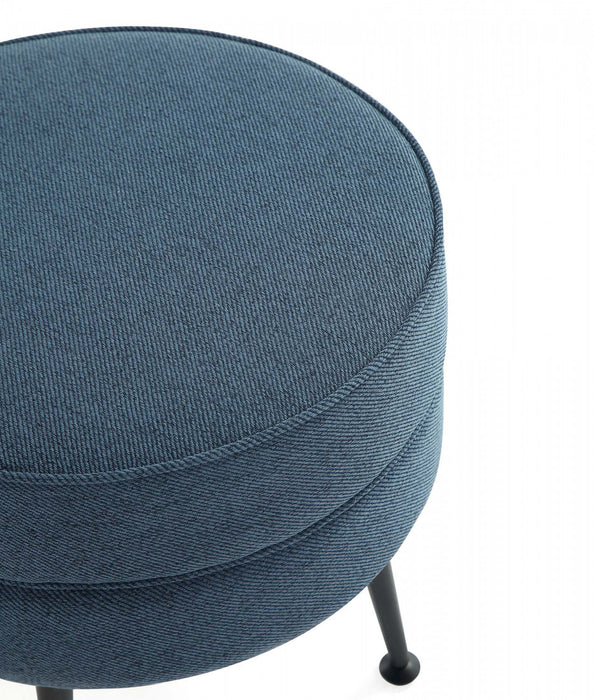 Bailey Pouf d’Appoint Mid-Century Modern 1 Piece en Bleu, Gris, Ble et Vert Sauge
