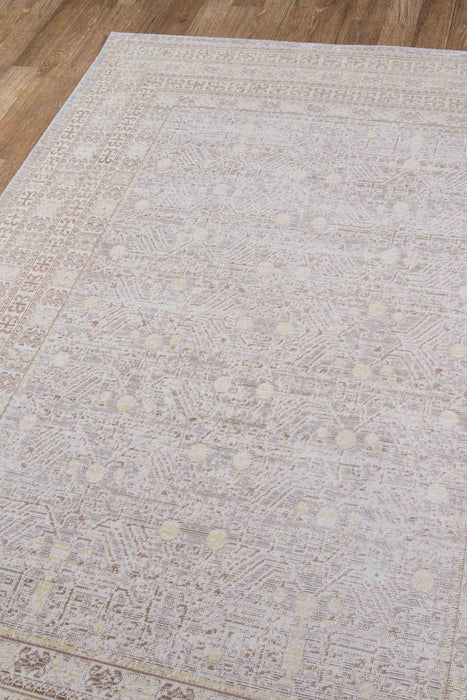 Tapis Traditionnel Valeria 2'7\" x 8'0\" en Gris