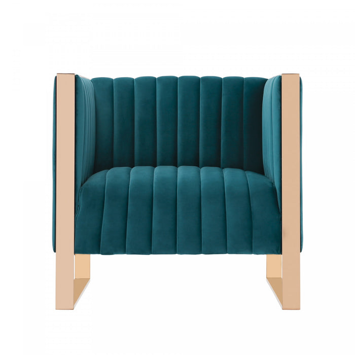 Ensemble de canape 3 pieces Trillium style milieu du siecle en bleu sarcelle